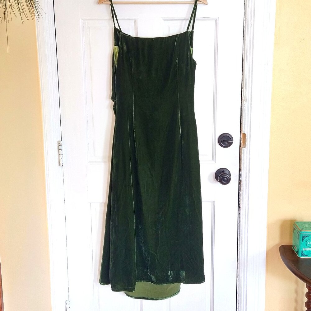 JNSQ Seville Dress - Dark Leaf Green